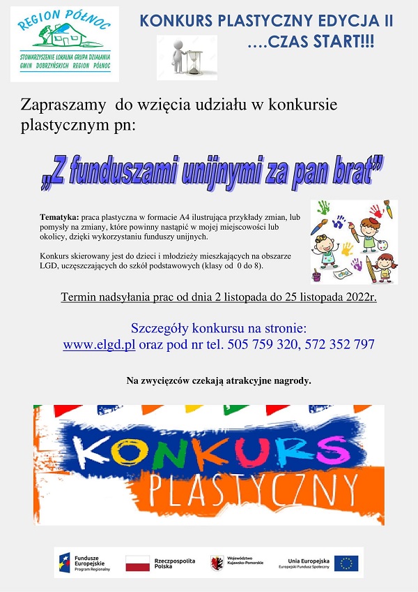 Plakat Konkurs Plastyczny dla dzieci